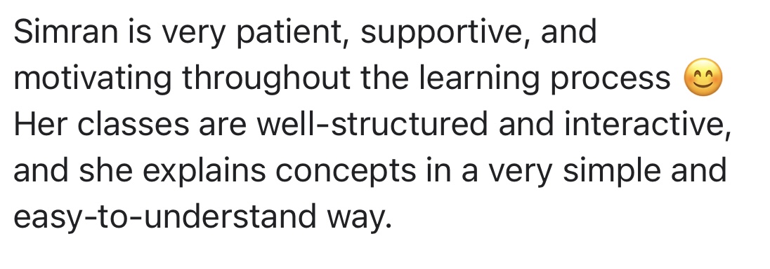 Student Feedback