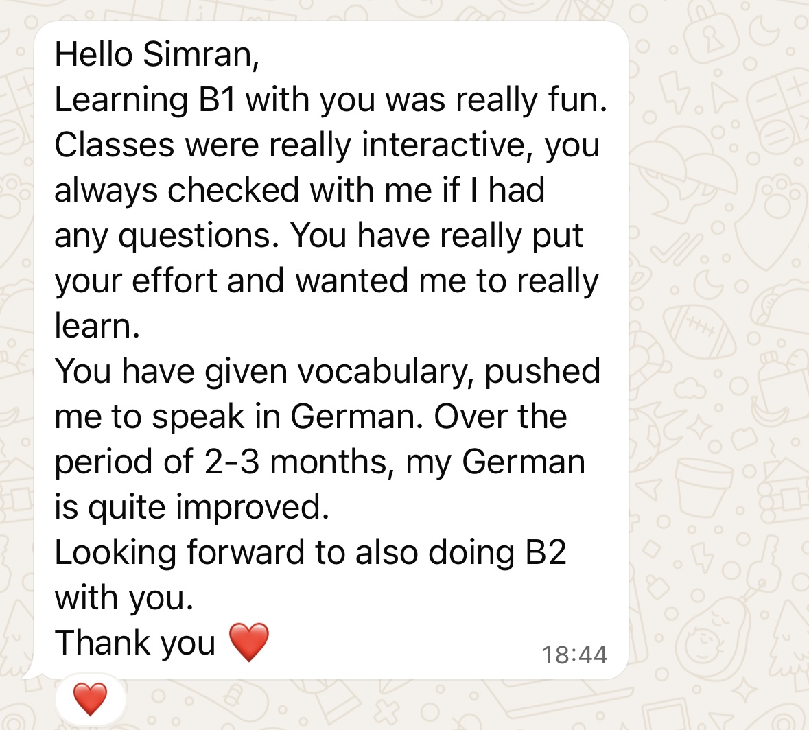 Student Feedback